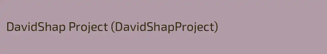 DavidShap Project (DavidShapProject)